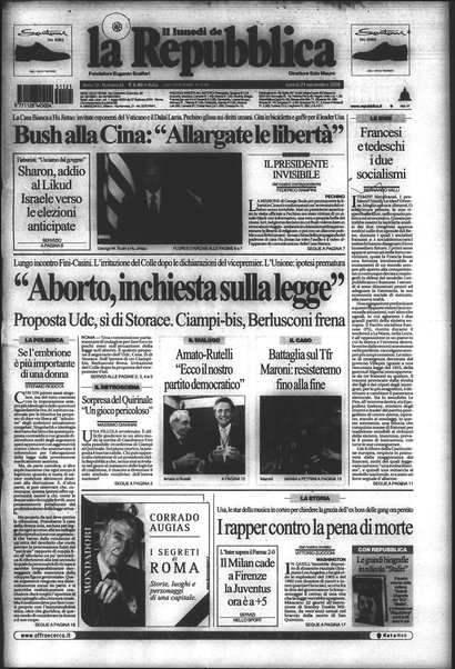 Il lunedì de La repubblica